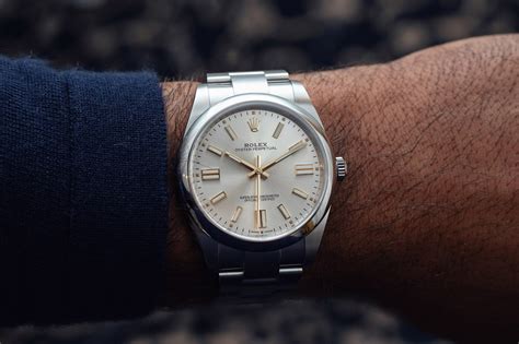 rolex oyster perpetual thickness|rolex oyster perpetual size.